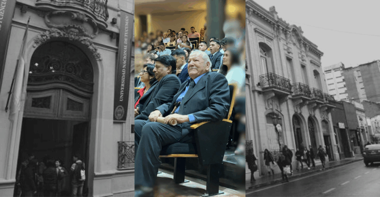 Antonio Sandoval, el abogado de la perseverancia: a los 82 años, un sueño cumplido en la UNT
