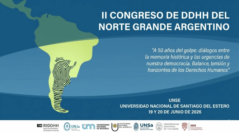 La UNSE será sede del II Congreso de Derechos Humanos del Norte Grande Argentino